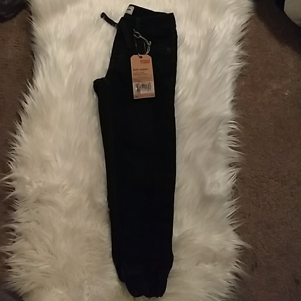 Little Girls Levis Knit Joggers